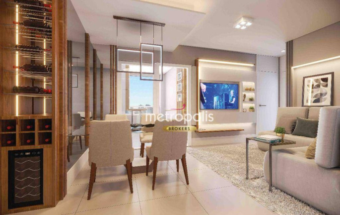 Apartamento com 2 Quartos à Venda, 85 m² em Fundação - São Caetano Do Sul