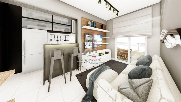 Imagem Imóvel com 1 Quarto à Venda, 56 m² em Caiçara - Praia Grande