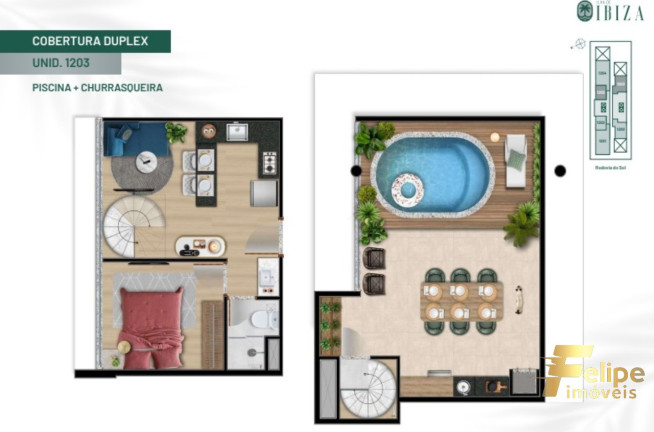 Imagem Imóvel com 1 Quarto à Venda, 25 m² em Praia De Itaparica - Vila Velha