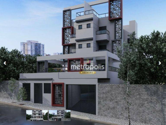Apartamento com 2 Quartos à Venda, 44 m² em Santa Maria - Santo André