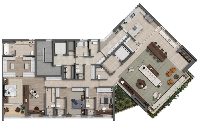 Imagem Cobertura com 4 Quartos à Venda, 663 m² em Jardim Paulista - São Paulo Imagem Cobertura com 4 Quartos à Venda, 663 m² em Jardim Paulista - São Paulo