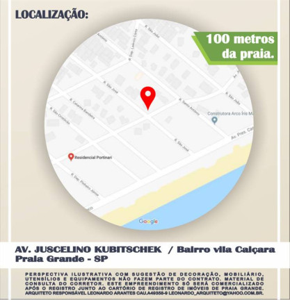 Imagem Apartamento com 1 Quarto à Venda, 59 m² em Caiçara - Praia Grande
