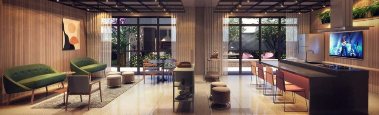 Imagem Apartamento com 1 Quarto à Venda, 27 m² em  Campo Belo  -  São Paulo 