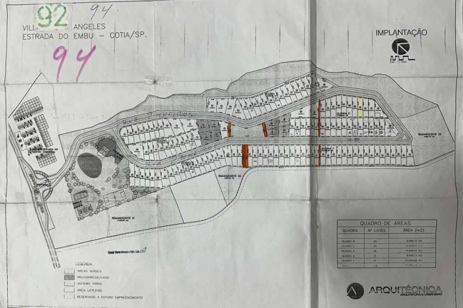 Imagem Terreno à Venda, 516 m² em Jardim Colibri - Cotia