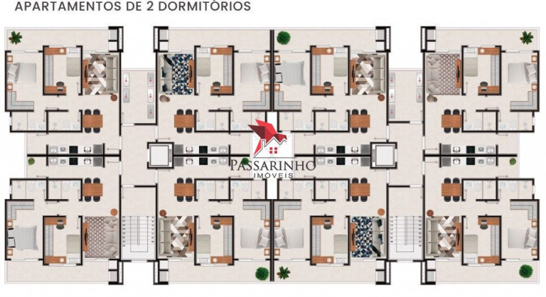 Imagem Apartamento com 2 Quartos à Venda, 6.914 m² em Stan - Torres Imagem Apartamento com 2 Quartos à Venda, 6.914 m² em Stan - Torres