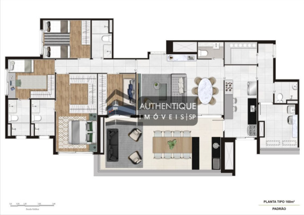 Imagem Apartamento com 3 Quartos à Venda, 162 m² em Ipiranga - São Paulo