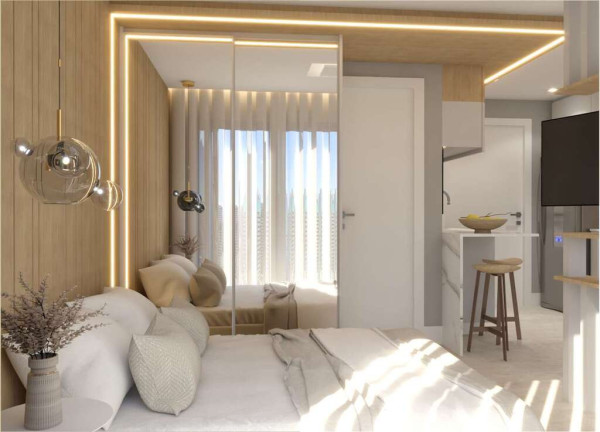 Imagem Imóvel com 1 Quarto à Venda, 22 m² em Novo Mundo - Curitiba Imagem Imóvel com 1 Quarto à Venda, 22 m² em Novo Mundo - Curitiba