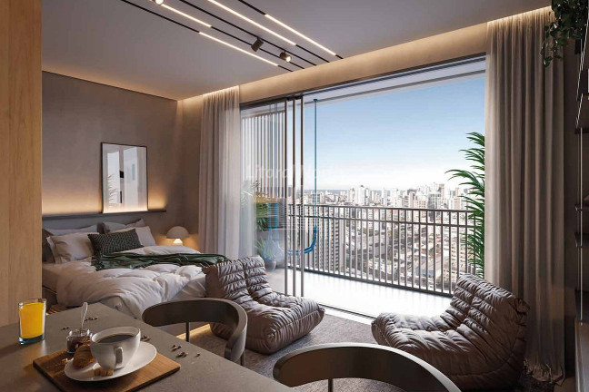 Imagem Apartamento com 1 Quarto à Venda, 34 m² em Centro - Itajaí