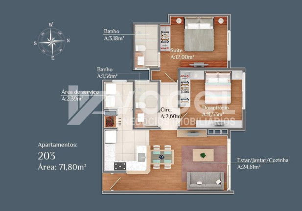 Imagem Apartamento com 1 Quarto à Venda, 53 m² em Centro - Gramado Imagem Apartamento com 1 Quarto à Venda, 53 m² em Centro - Gramado