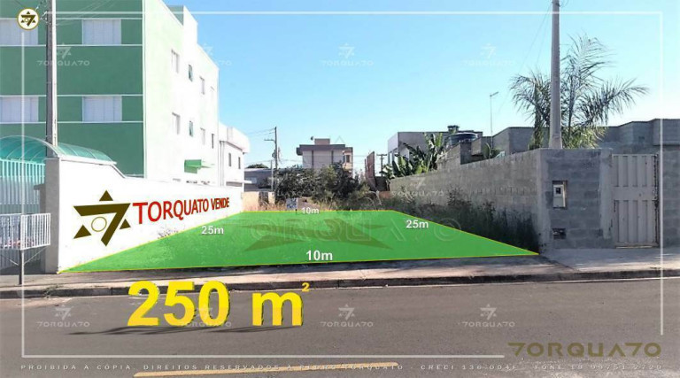 Imagem Terreno à Venda, 250 m² em Recanto Da Vinci - Engenheiro Coelho