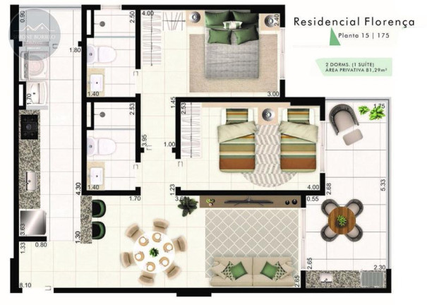 Imagem Apartamento com 2 Quartos à Venda, 81 m² em Aviação - Praia Grande