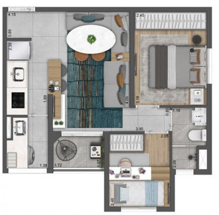 Imagem Imóvel com 2 Quartos à Venda, 41 m² em Imirim - São Paulo Imagem Imóvel com 2 Quartos à Venda, 41 m² em Imirim - São Paulo