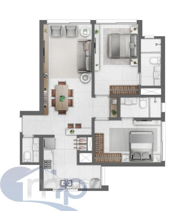 Imagem Apartamento com 2 Quartos à Venda, 90 m² em Centro - Torres Imagem Apartamento com 2 Quartos à Venda, 90 m² em Centro - Torres