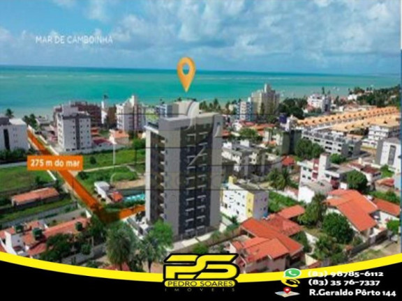 Imagem Apartamento com 2 Quartos à Venda, 64 m² em Camboinha - Cabedelo Imagem Apartamento com 2 Quartos à Venda, 64 m² em Camboinha - Cabedelo