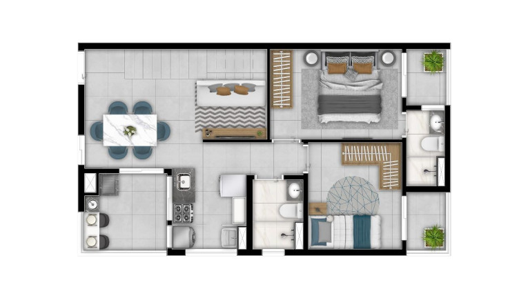 Imagem Apartamento com 2 Quartos à Venda, 58 m² em Jardim Bela Vista - Santo André Imagem Apartamento com 2 Quartos à Venda, 58 m² em Jardim Bela Vista - Santo André