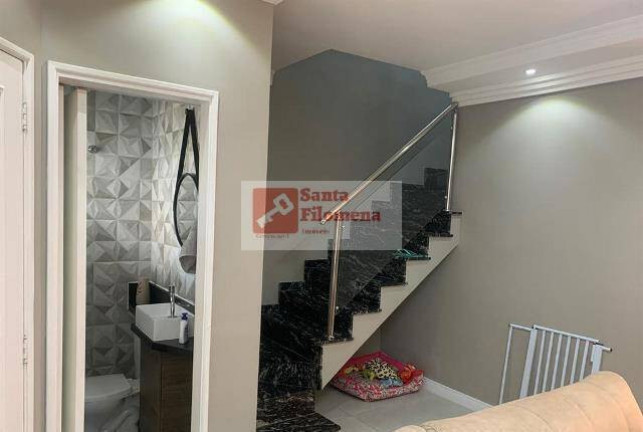 Imagem Casa de Condomínio com 3 Quartos à Venda, 120 m² em Vila Homero Thon - Santo André Imagem Casa de Condomínio com 3 Quartos à Venda, 120 m² em Vila Homero Thon - Santo André