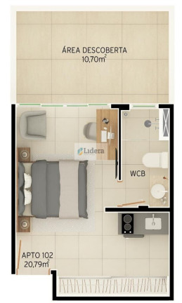 Imagem Flat com 1 Quarto à Venda, 24 m² em Ponta De Campina - Cabedelo Imagem Flat com 1 Quarto à Venda, 24 m² em Ponta De Campina - Cabedelo