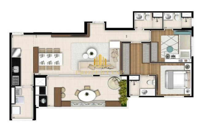 Imagem Apartamento com 3 Quartos à Venda, 96 m² em Vila Anastácio - São Paulo Imagem Apartamento com 3 Quartos à Venda, 96 m² em Vila Anastácio - São Paulo