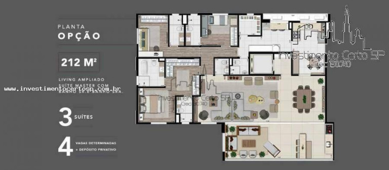 Imagem Apartamento com 3 Quartos à Venda, 212 m² em Perdizes - São Paulo