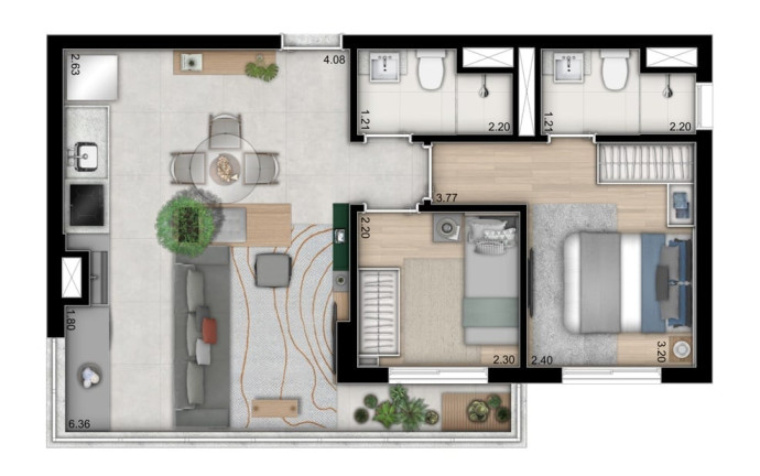 Imagem Apartamento com 2 Quartos à Venda, 51 m² em Pinheiros - São Paulo Imagem Apartamento com 2 Quartos à Venda, 51 m² em Pinheiros - São Paulo