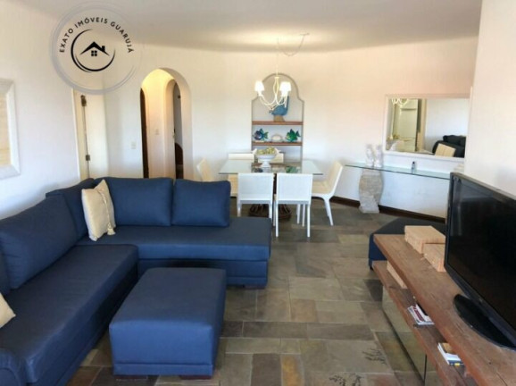 Imagem Apartamento com 3 Quartos para Alugar, 180 m² em Enseada - Guarujá