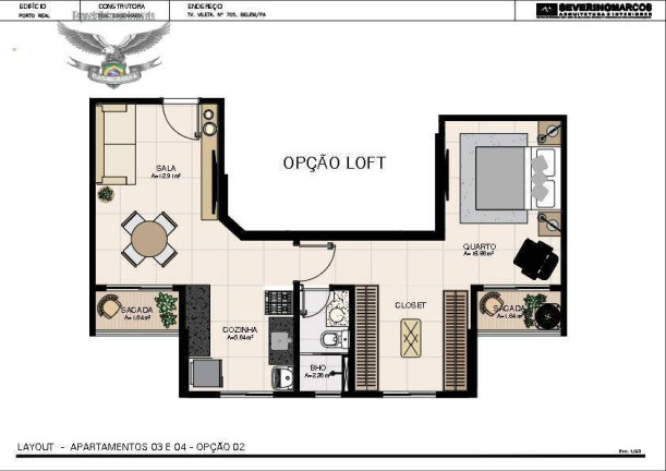 Imagem Apartamento com 3 Quartos à Venda,  em Marco - Belém