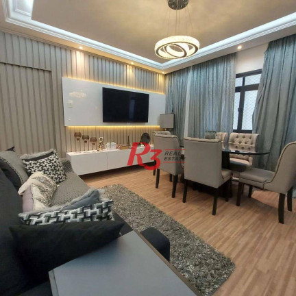 Apartamento com 2 Quartos à Venda, 80 m² em Campo Grande - Santos