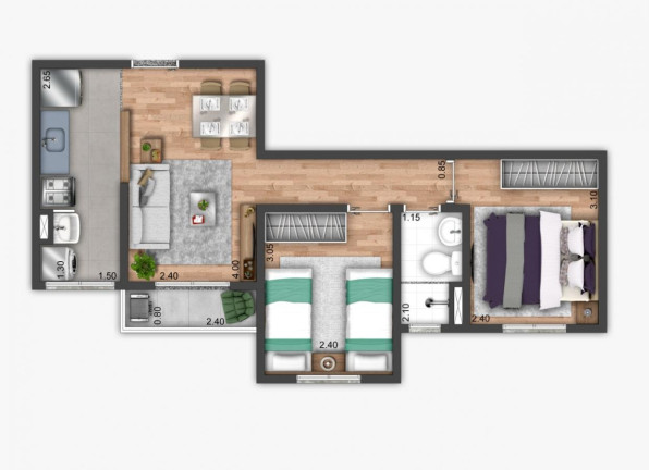 Imagem Apartamento com 2 Quartos à Venda, 44 m² em Jardim Helena - Ferraz De Vasconcelos Imagem Apartamento com 2 Quartos à Venda, 44 m² em Jardim Helena - Ferraz De Vasconcelos