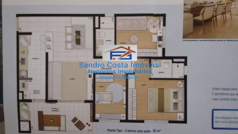 Imagem Apartamento com 2 Quartos à Venda, 82 m² em Jardim Das Vertentes - São Paulo