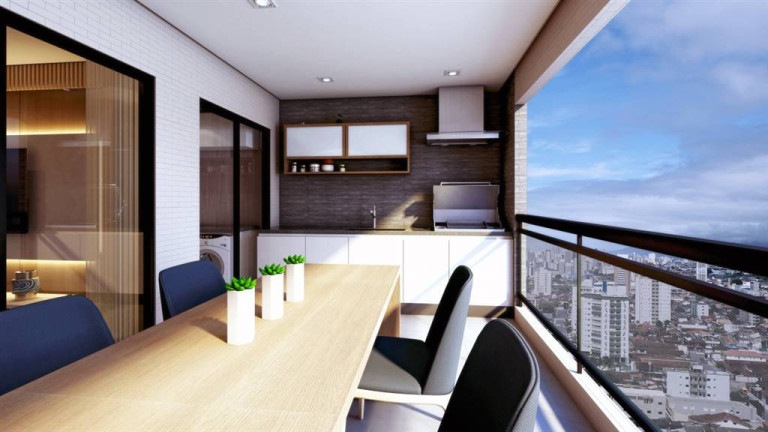 Apartamento com 2 Quartos à Venda, 103 m² em Guilhermina - Praia Grande