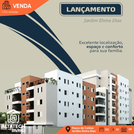 Imagem Apartamento com 3 Quartos à Venda, 93 m² em Jardim Elvira Dias - Poços De Caldas Imagem Apartamento com 3 Quartos à Venda, 93 m² em Jardim Elvira Dias - Poços De Caldas