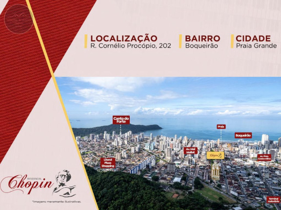 Imagem Apartamento com 2 Quartos à Venda, 57 m² em Boqueirão - Praia Grande