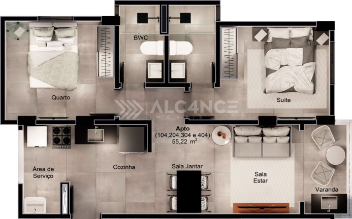 Imagem Apartamento com 3 Quartos à Venda, 66 m² em Intermares - Cabedelo Imagem Apartamento com 3 Quartos à Venda, 66 m² em Intermares - Cabedelo