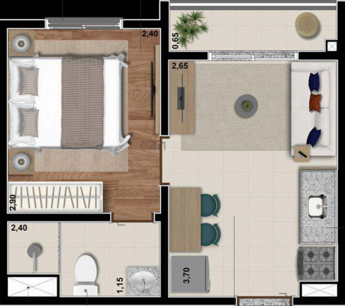 Imagem Imóvel com 1 Quarto à Venda, 29 m² em Saúde - São Paulo Imagem Imóvel com 1 Quarto à Venda, 29 m² em Saúde - São Paulo