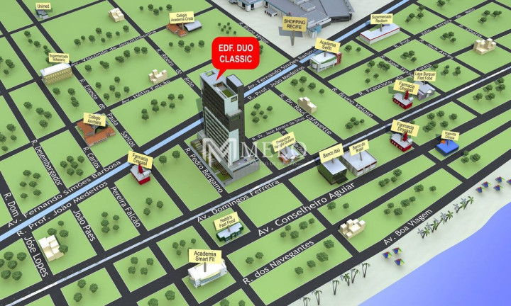 Imagem Apartamento com 1 Quarto à Venda, 28 m² em Boa Viagem - Recife Imagem Apartamento com 1 Quarto à Venda, 28 m² em Boa Viagem - Recife