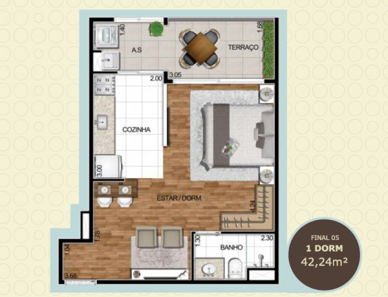 Imagem Apartamento com 3 Quartos à Venda, 74 m² em Alphaville - Barueri Imagem Apartamento com 3 Quartos à Venda, 74 m² em Alphaville - Barueri
