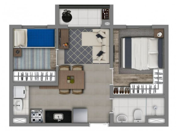 Imagem Apartamento com 2 Quartos à Venda, 33 m² em Socorro - São Paulo Imagem Apartamento com 2 Quartos à Venda, 33 m² em Socorro - São Paulo