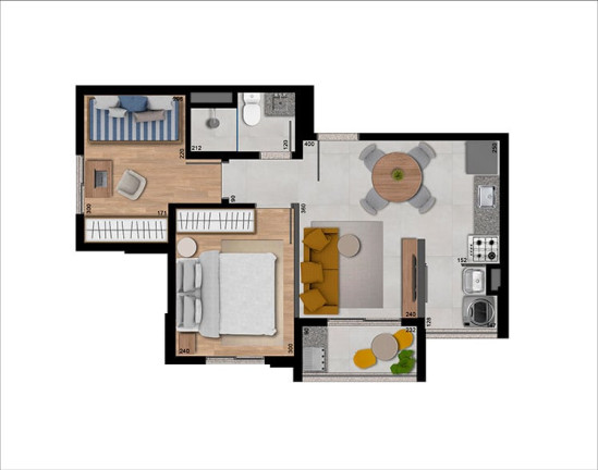 Imagem Apartamento com 2 Quartos à Venda, 40 m² em Jardim Prudência - São Paulo Imagem Apartamento com 2 Quartos à Venda, 40 m² em Jardim Prudência - São Paulo