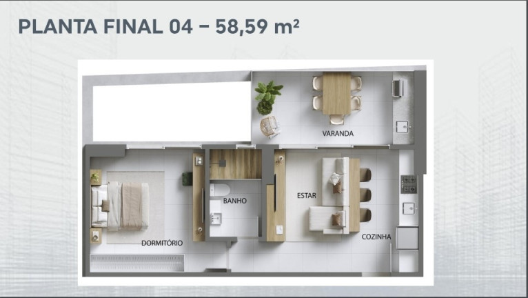 Imagem Apartamento com 1 Quarto à Venda, 59 m² em Ponta Da Praia - Santos Imagem Apartamento com 1 Quarto à Venda, 59 m² em Ponta Da Praia - Santos