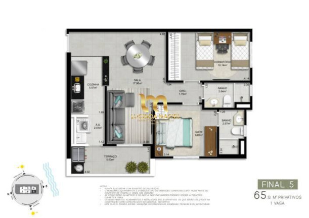 Imagem Apartamento com 2 Quartos à Venda, 62 m² em Canto Do Forte - Praia Grande Imagem Apartamento com 2 Quartos à Venda, 62 m² em Canto Do Forte - Praia Grande
