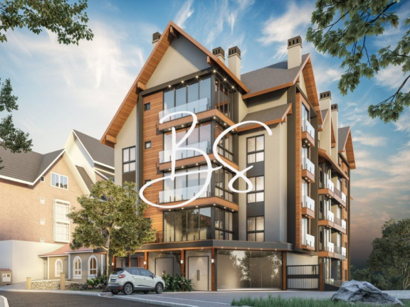 Apartamento com 1 Quarto à Venda, 56 m² em Centro - Gramado