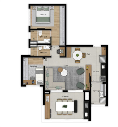 Imagem Apartamento com 3 Quartos à Venda, 93 m² em Brooklin Paulista - São Paulo