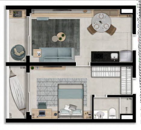 Imagem Apartamento com 1 Quarto à Venda, 45 m² em Jardim Vila Mariana - São Paulo Imagem Apartamento com 1 Quarto à Venda, 45 m² em Jardim Vila Mariana - São Paulo