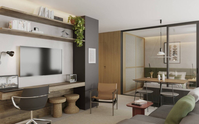 Imagem Imóvel com 2 Quartos à Venda, 46 m² em Brooklin Paulista - São Paulo Imagem Imóvel com 2 Quartos à Venda, 46 m² em Brooklin Paulista - São Paulo