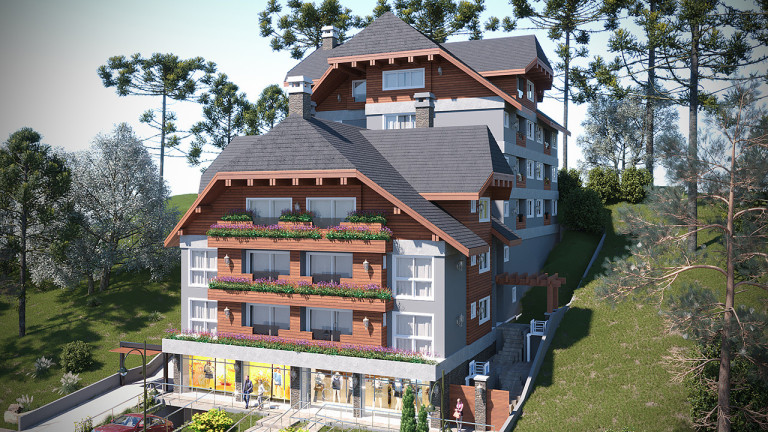 Imagem Apartamento com 1 Quarto à Venda, 90 m² em Lagos Do Bosque - Gramado Imagem Apartamento com 1 Quarto à Venda, 90 m² em Lagos Do Bosque - Gramado
