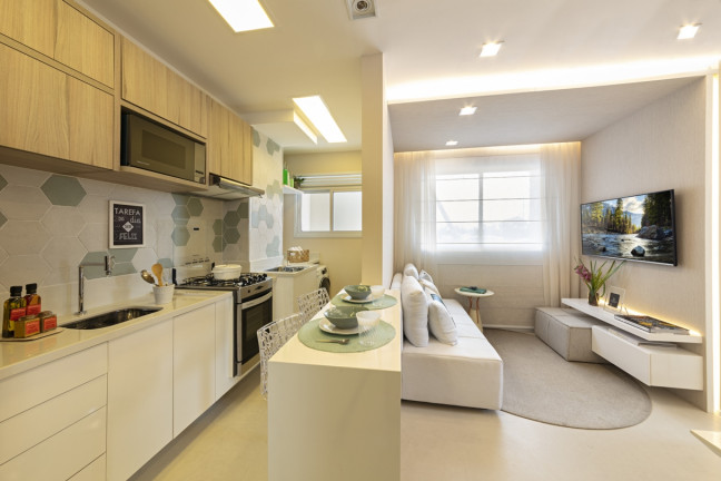 Imagem Apartamento com 2 Quartos à Venda, 45 m² em Areia Branca - Santos Imagem Apartamento com 2 Quartos à Venda, 45 m² em Areia Branca - Santos