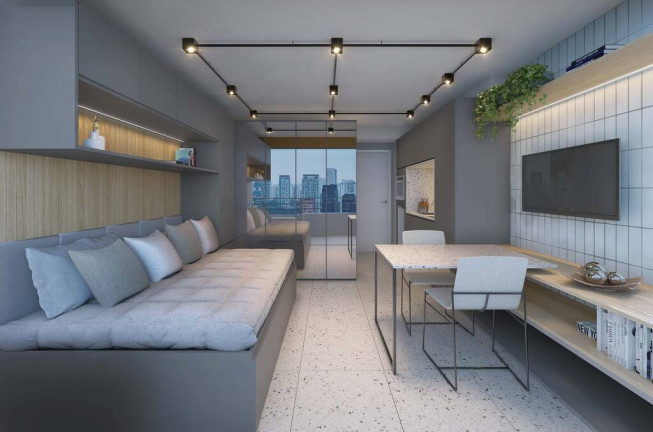 Imagem Apartamento à Venda, 25 m² em Brooklin Novo - São Paulo Imagem Apartamento à Venda, 25 m² em Brooklin Novo - São Paulo