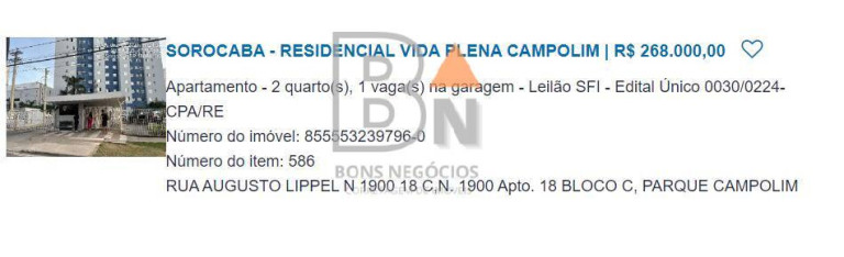 Imagem Apartamento com 2 Quartos à Venda, 47 m² em Parque Campolim - Sorocaba Imagem Apartamento com 2 Quartos à Venda, 47 m² em Parque Campolim - Sorocaba