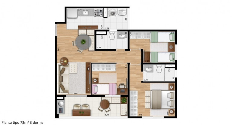 Imagem Apartamento com 2 Quartos à Venda, 63 m² em Mooca - São Paulo Imagem Apartamento com 2 Quartos à Venda, 63 m² em Mooca - São Paulo