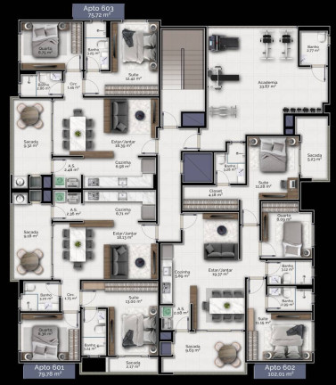 Imagem Apartamento com 2 Quartos à Venda, 70 m² em Xv De Novembro - Tijucas Imagem Apartamento com 2 Quartos à Venda, 70 m² em Xv De Novembro - Tijucas
